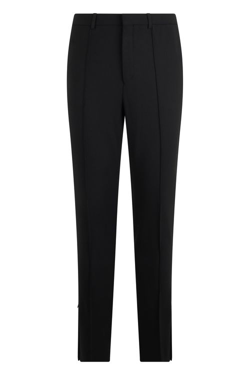 SLIM TROUSERS in STRETCH WOOL GABARDINE