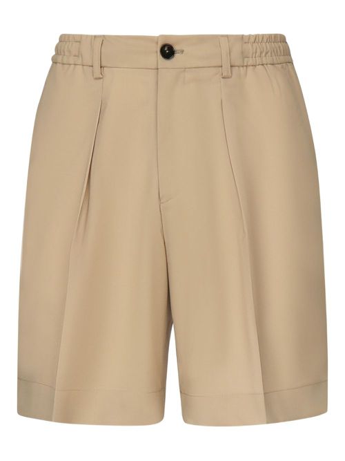 Cotton Bermuda shorts - Light and natural