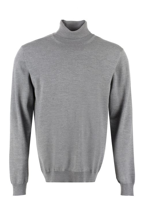 The (alphabet) Ribbed Extra-Fine Wool Turtleneck Sweater