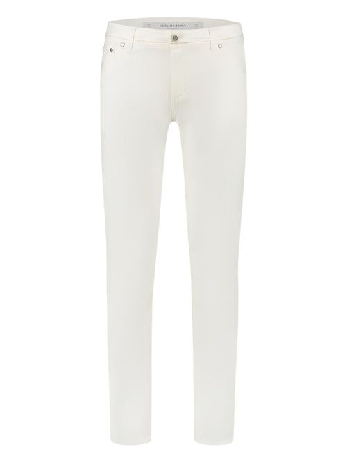 Logo-patch trousers - White