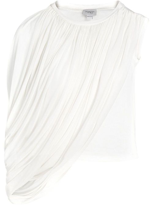Giambattista Valli draped-detail blouse - White