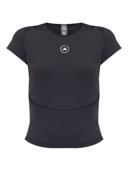 Logo-Embroidered T-shirt — Black
