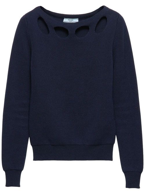 Cotton Boat Neck Sweater