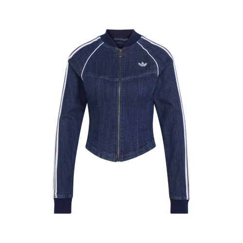 Superstar Denim Corset Track Top