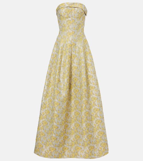 Octavia jacquard gown
