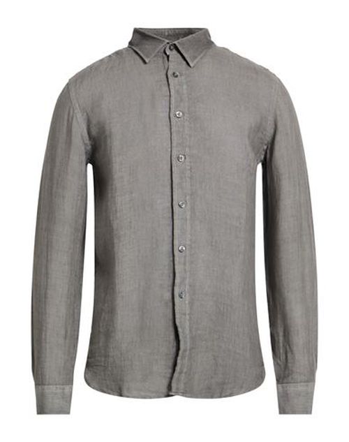 Man Shirt Grey Size 3XL Linen
