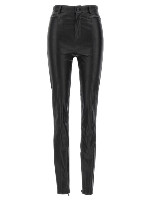Napa Leather Leggings — Black