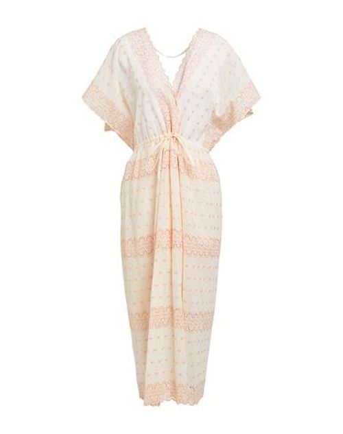 Woman Maxi dress Apricot Size 10 Cotton