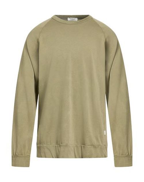 Man Sweatshirt Military green Size XXL Cotton, Lycra, Elastane