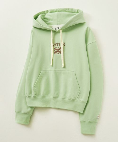 Apero Pocket Hooded T-Shirt Light Green 