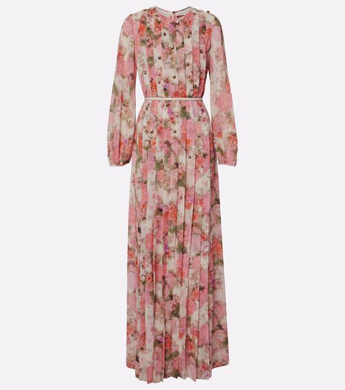 Floral embellished maxi dress