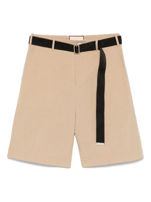 Plan C cotton shorts - Neutrals