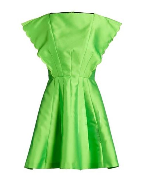 Woman Mini dress Light green Size 4 Polyester