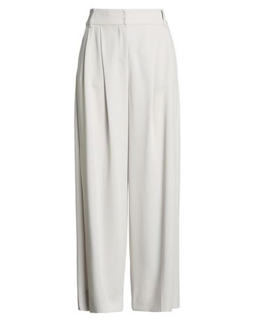Woman Pants Light grey Size 4 Virgin Wool
