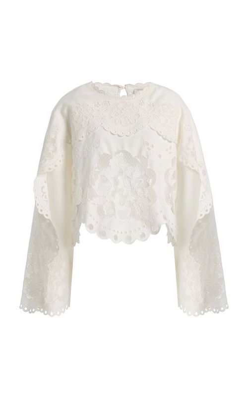 Gardener Embroidered Cotton-Linen Top - Moda Operandi