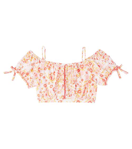Bonny floral crop top