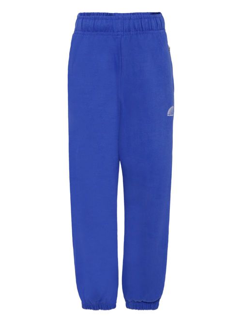 Elasticated-ankle track pants - Blue