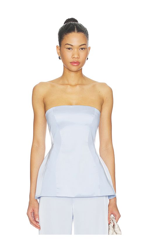 Amanda Uprichard Linda Top in Baby Blue. XS. Also in L, M