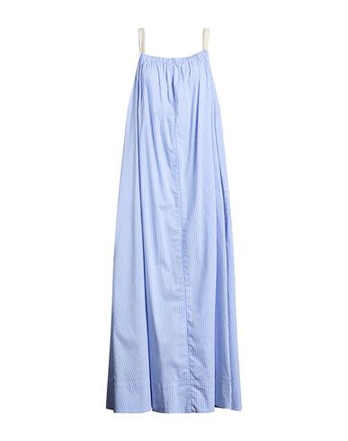 Woman Maxi dress Azure Size XS Cotton, Polyamide, Elastane