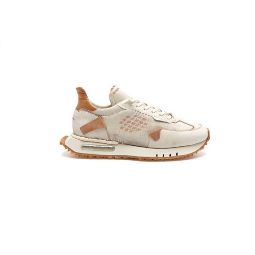 Asymmetrical Laser Cut Sneakers - Space Race Design