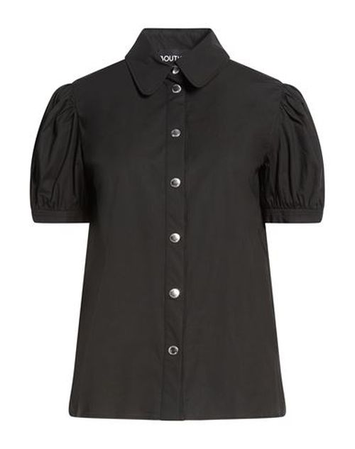 Woman Shirt Black Size 10 Cotton, Elastane