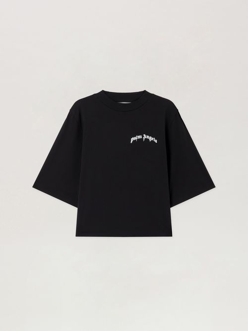 Mini Curved Logo Boxy T-shirt - Woman T