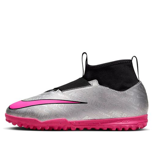 (GS) Jr Mercurial Superfly 9 Acad 25 TF Turf 'Silver Hyper Pink'