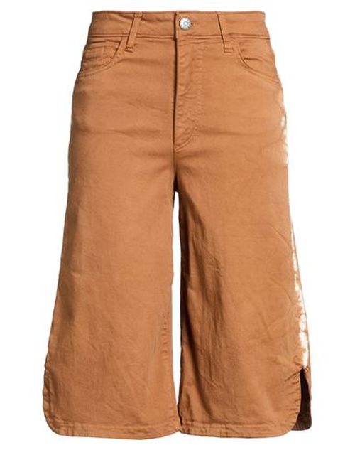 Woman Shorts & Bermuda Shorts Camel Size 28 Cotton, Elastane