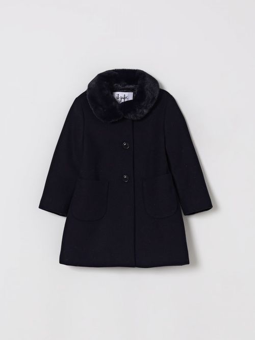 Coat Kids color Blue