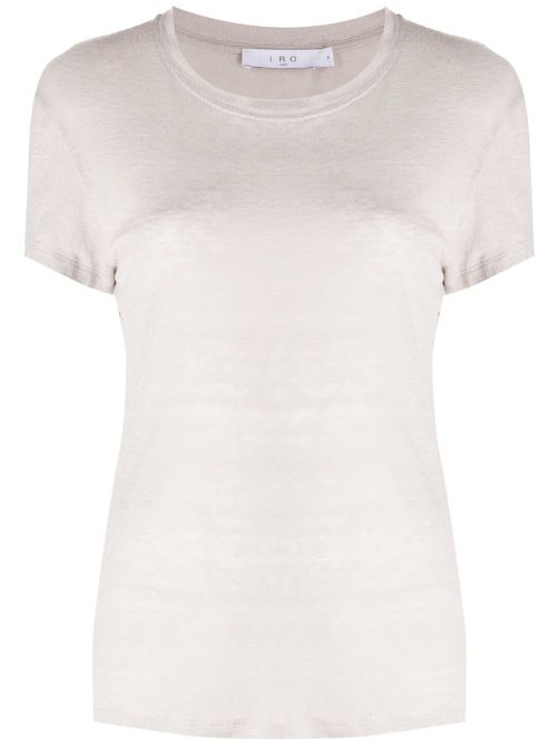 Third linen T-shirt - Grey