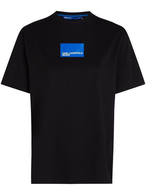 Logo-print organic cotton T-shirt - Black