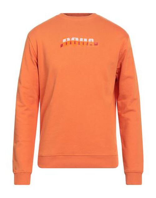 Man Sweatshirt Orange Size XXL Cotton
