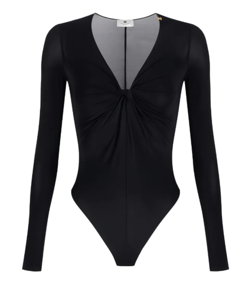 Black V Neck Top