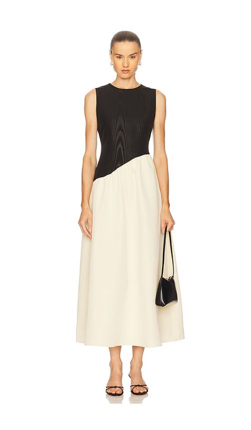 SIMONMILLER ROBE LAUREL en Black,Ivory.  S. Also en L