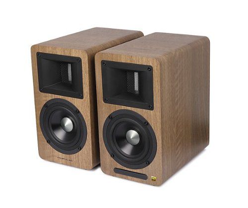 Airpulse A80 Hi-Res Active Speaker System (Pair) - Wood