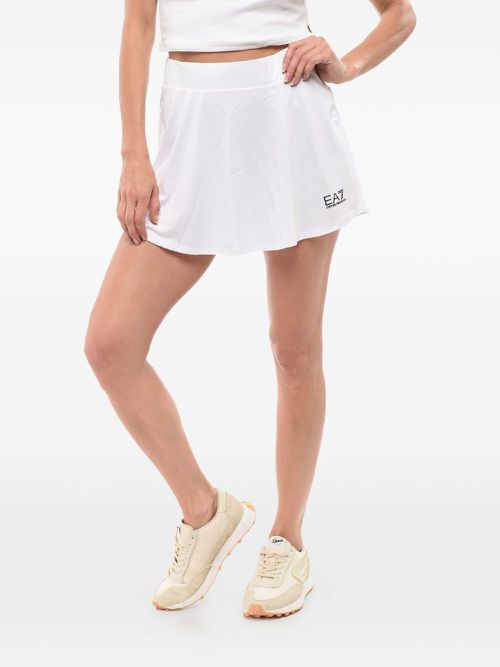 Ventus7 tennis elastic-waistband mini skirt - White