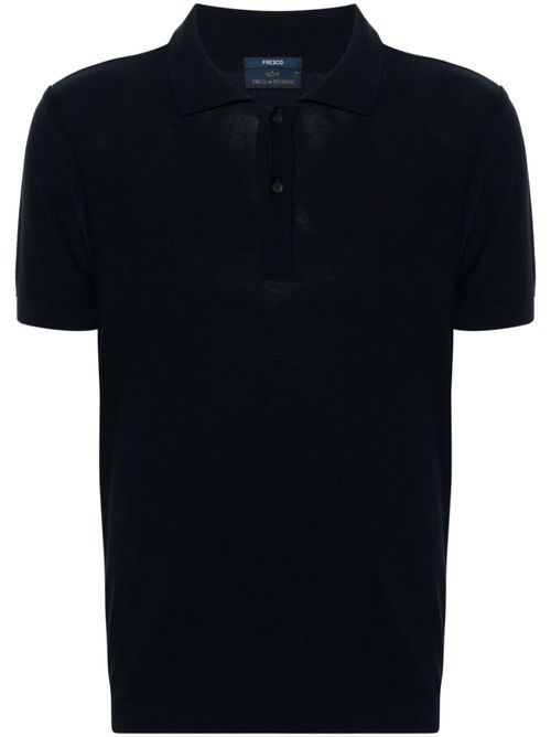 Cotton polo shirt - Blue