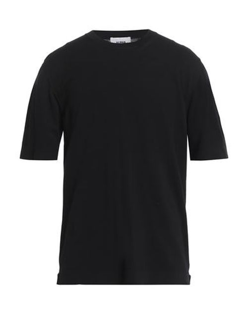 Alpha Studio Man Sweater Black Size 46 Cotton, Polyester