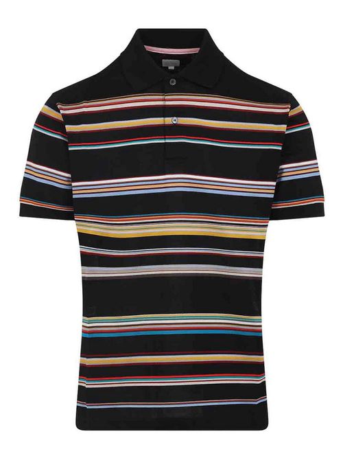 Mens Signature Stripe Polo Shirt