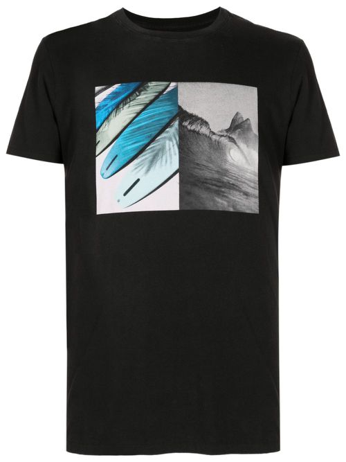 Wave Barrel cotton T-shirt - Black