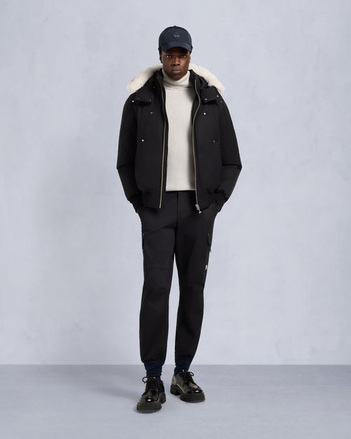 Moose Knuckles - Men's Original Ballistic Down Bomber - Color: Natura