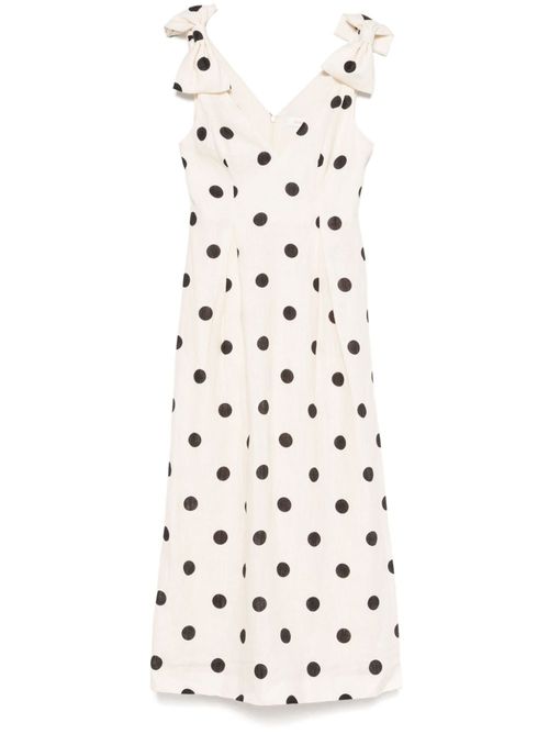 Crush midi dress - Neutrals