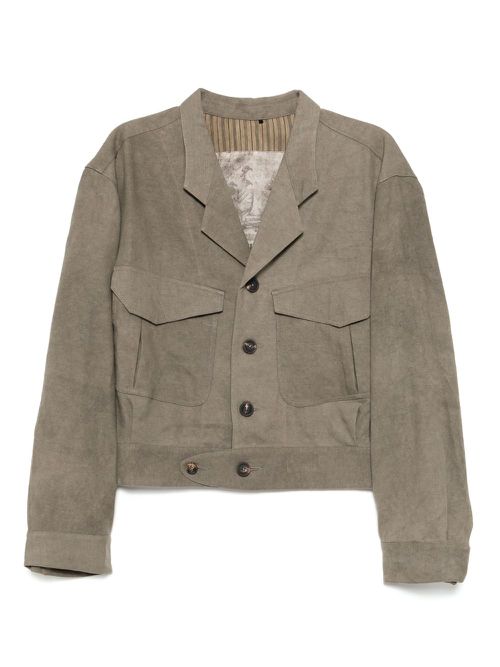 Ziggy Chen single-breasted jacket - Brown