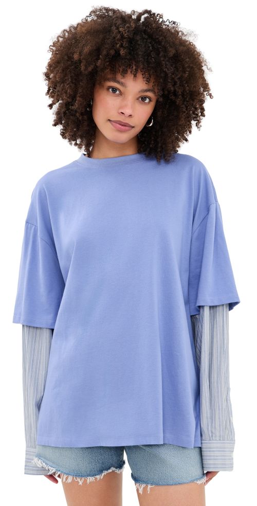 Bottega Layered Shirt Persian Jewel