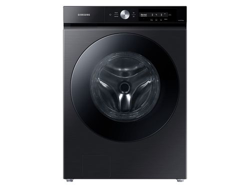 Bespoke 4.6 cu. ft. Large Capacity Front Load Washer with Super Speed Wash and AI Smart Dial in Brushed Black(WF46BB6700AVUS)