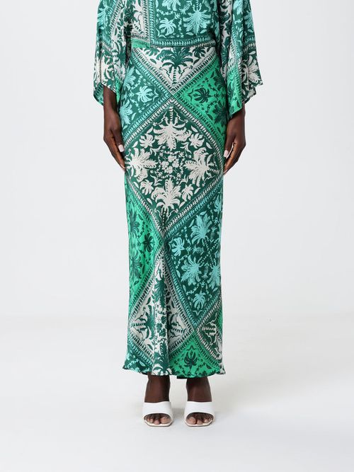 Skirt Woman color Green