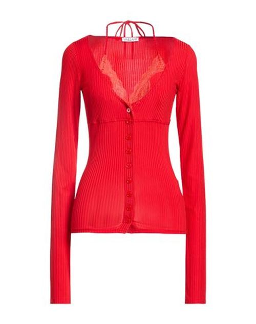 Woman Top Red Size 8 Cupro, Elastane