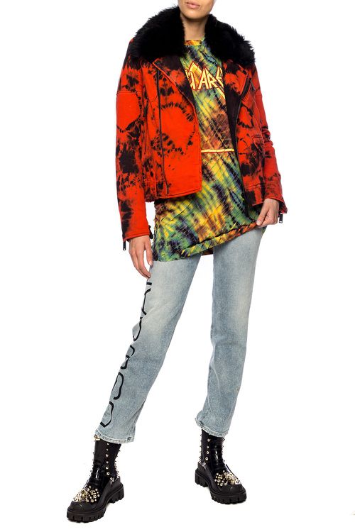 Long-line T-shirt, Women's, Multicolour