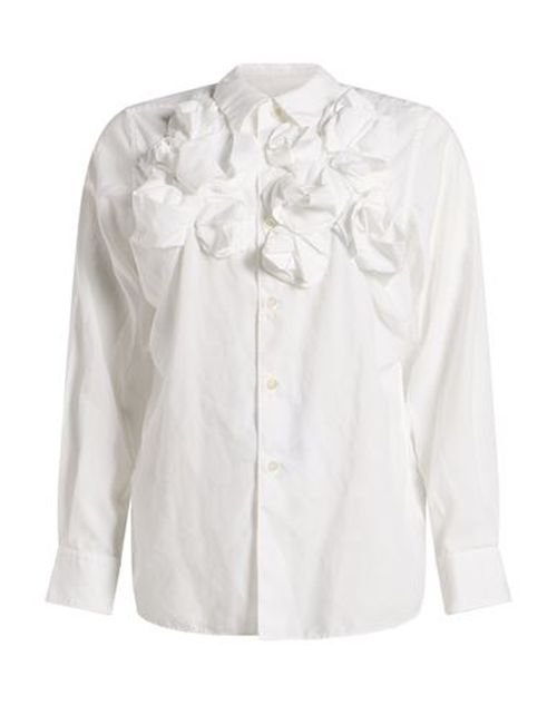 Comme Des Garçons Woman Shirt White Size L Polyester