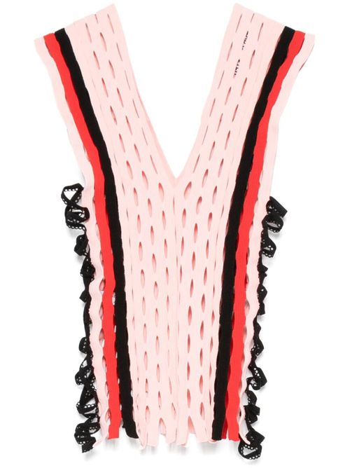 Squiggle knitted top - Pink